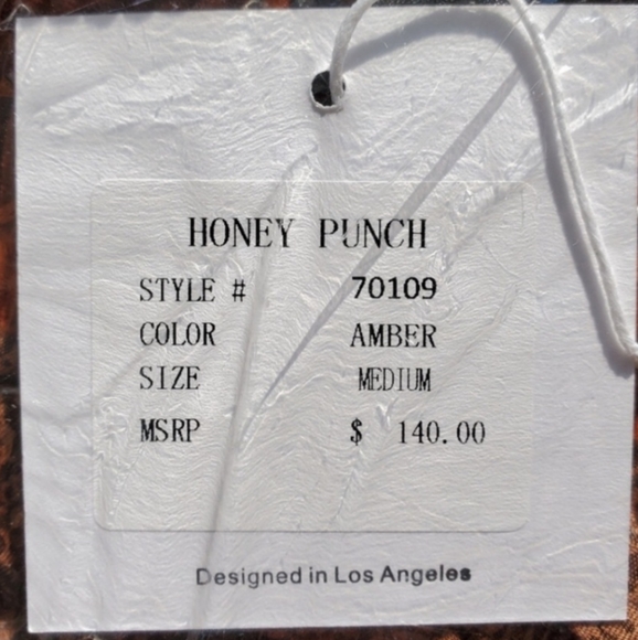 Amber Brown Belted Cord Trench Coat Jacket - Picture 8 of 8